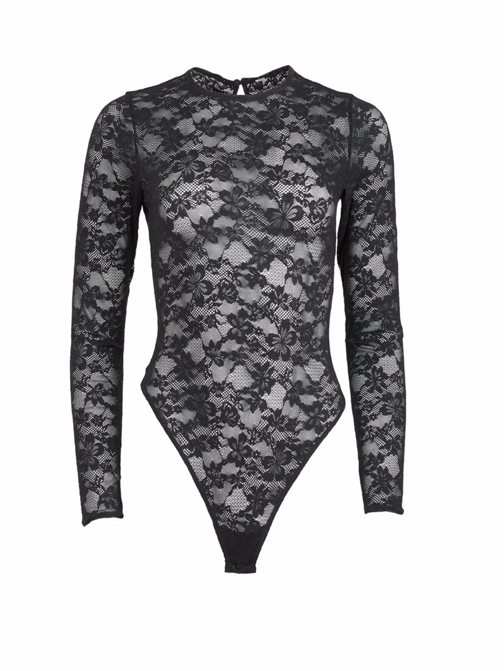 NWT Fleur Du Mal Le stretch lace long sleeve bodysuit
